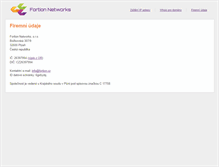Tablet Screenshot of fortion.net
